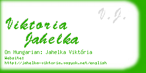 viktoria jahelka business card